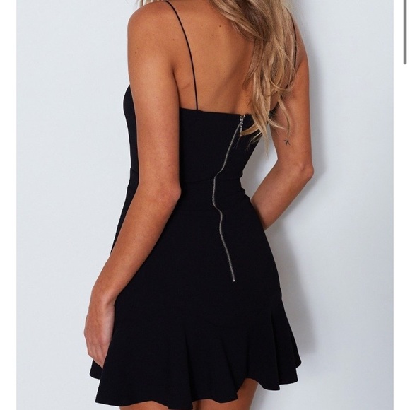 WHITE FOX- Just My Type Mini Dress in Black - Picture 3 of 7